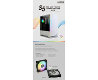 Zalman S5 RGB Biała - 668125 - zdjęcie 5